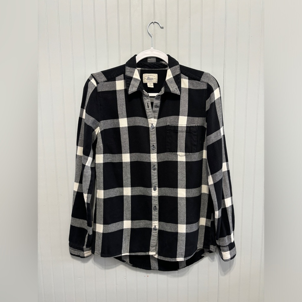 G.H. Bass & Co. Buffalo Plaid Flannel Shirt Size XS